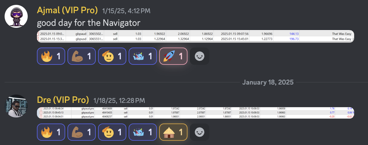 Trading Success Screenshot