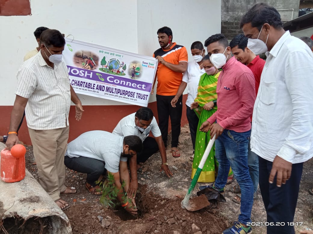 JOSHConnect Foundation Tree Plantation in Rural Maharashtra