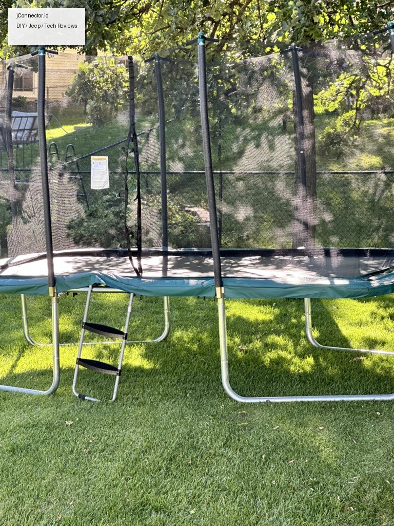 Skywalker Trampolines Rectangle Jump-N-Dunk Trampoline with Enclosure