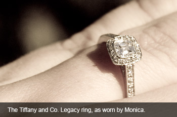 The ring I purchased for Monica, the Tiffany and Co. Legacy