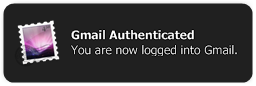 Initially logged into Gmail