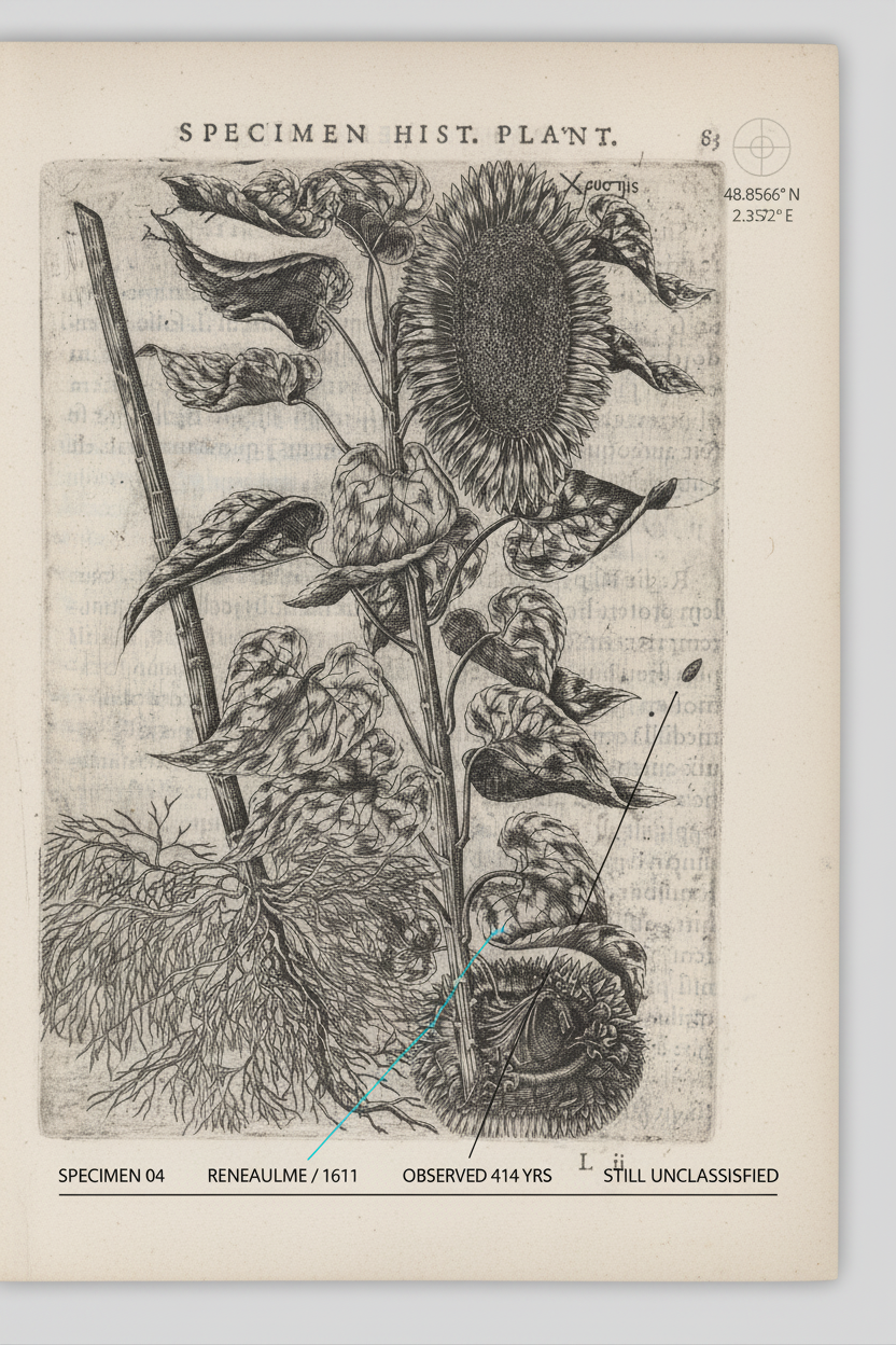 Specimen, Annotated