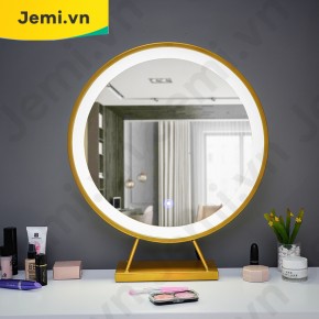 🔥 Gương LED Phím Cảm Ứng, Gương Bàn Trang Điểm LED, Gương LED Đa Chế Độ Sáng