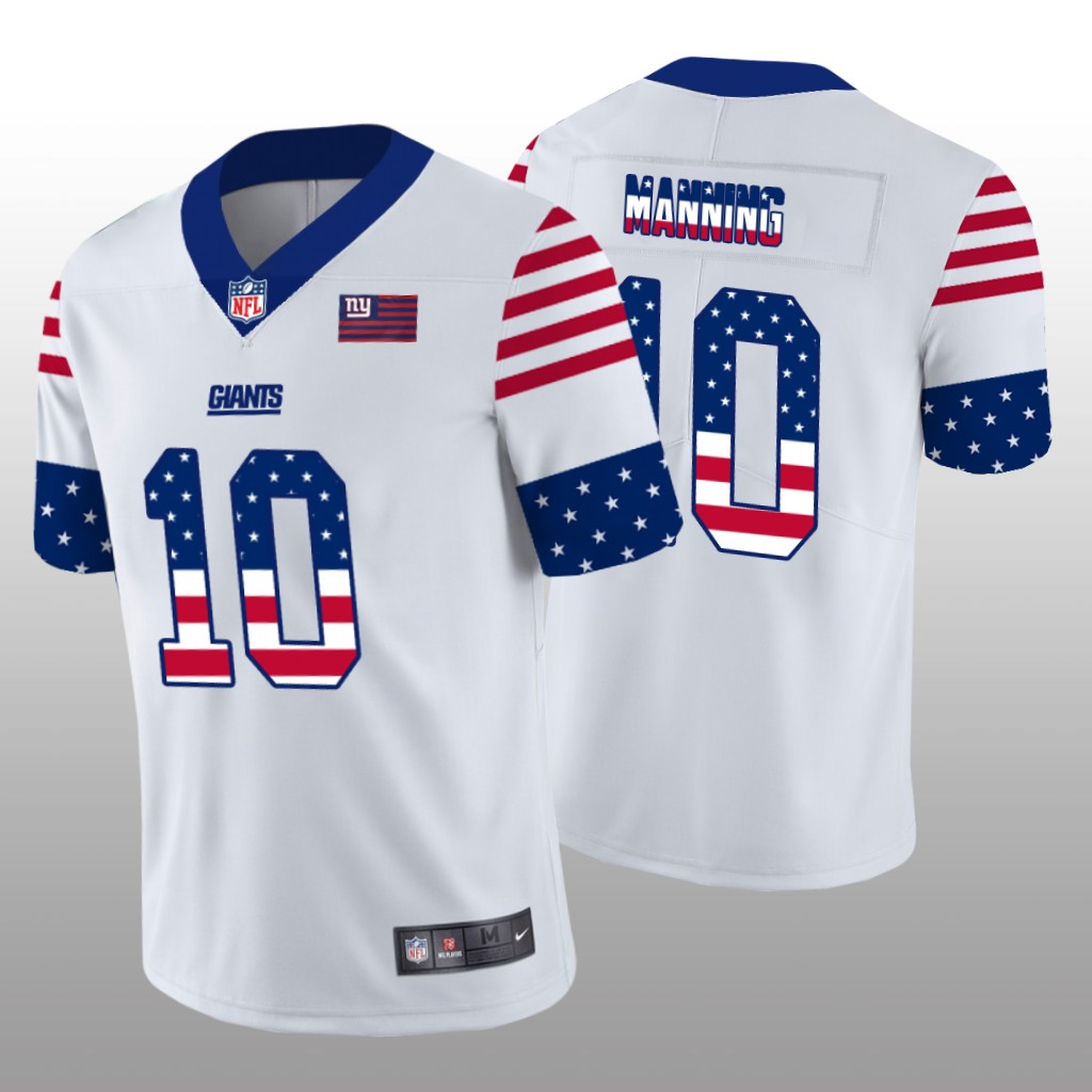 white eli manning jersey