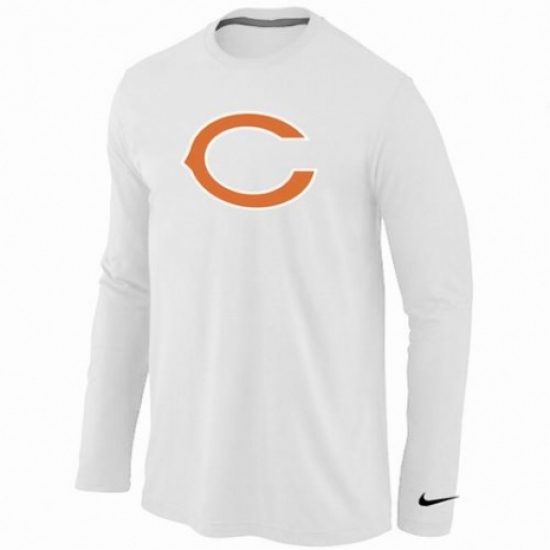 chicago bears white long sleeve shirt