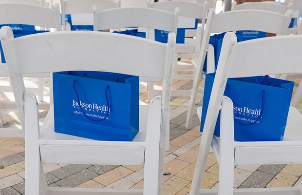 chairs with gifts