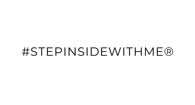 Logo that reads #STEPINSIDEWITHME