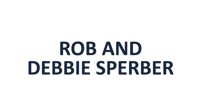 Logo that reads Rob and Debbie Sperber