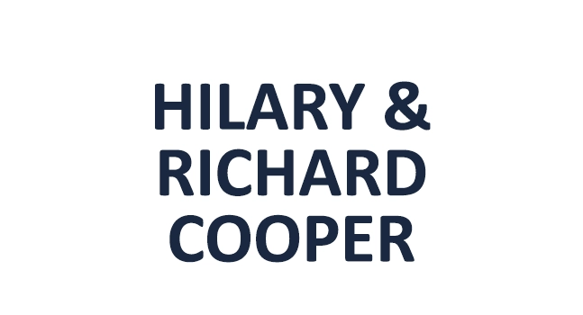 Logo that reads Hilary & Richard Cooper