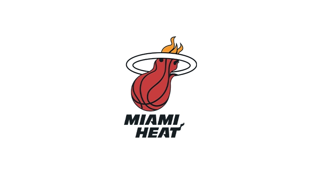 Logo that reads Miami Heat