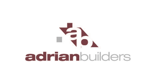Logo that reads adrian builders
