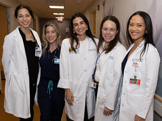 Group of doctors posing for the camera
