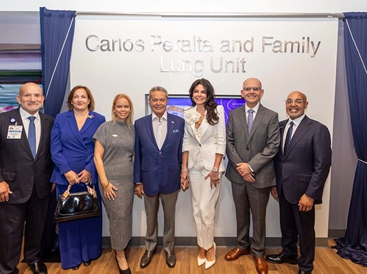 Family photo during a formal event