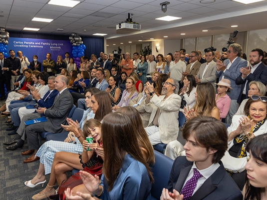 large group of people during a formal event