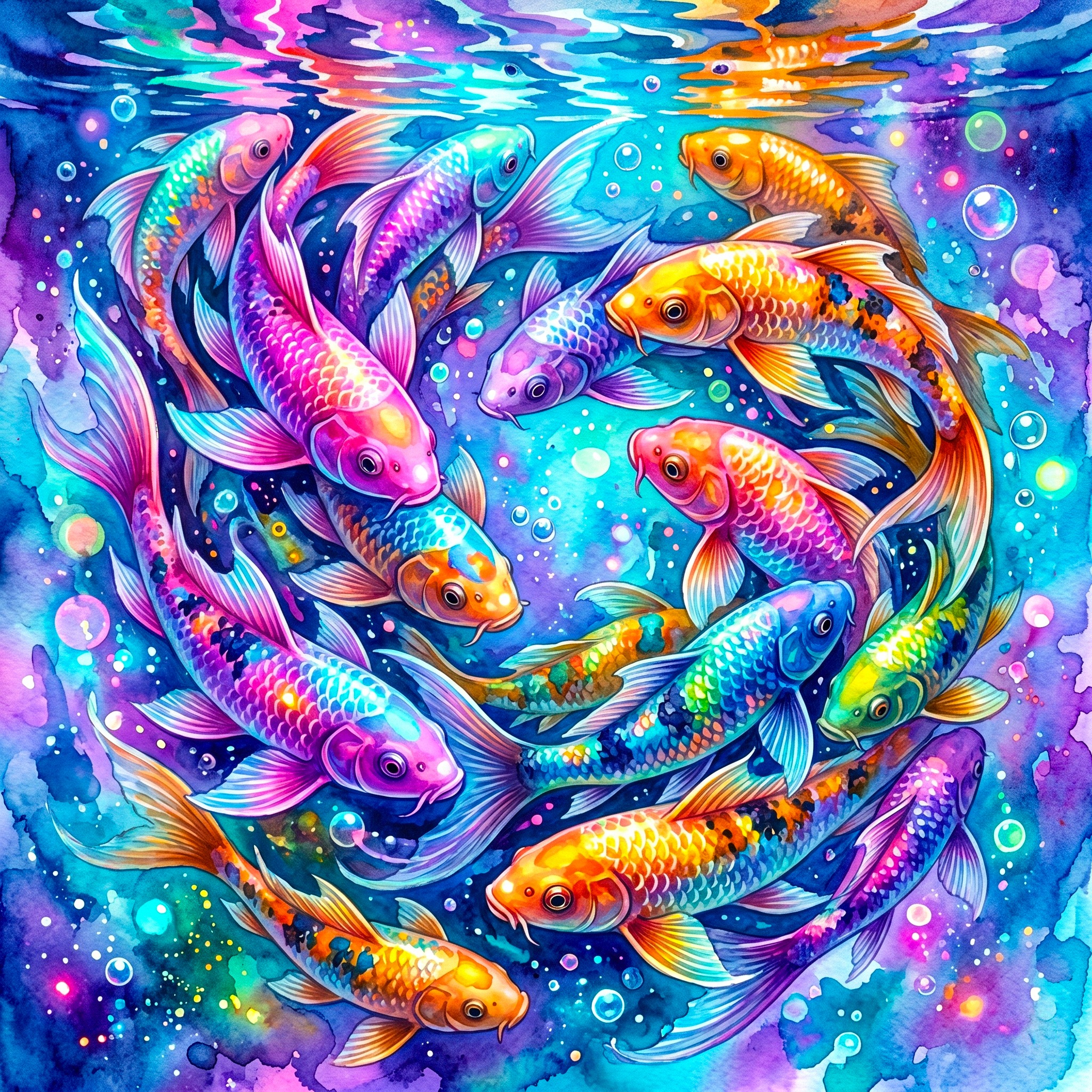 Fish jigsaw puzzle by Colorithm