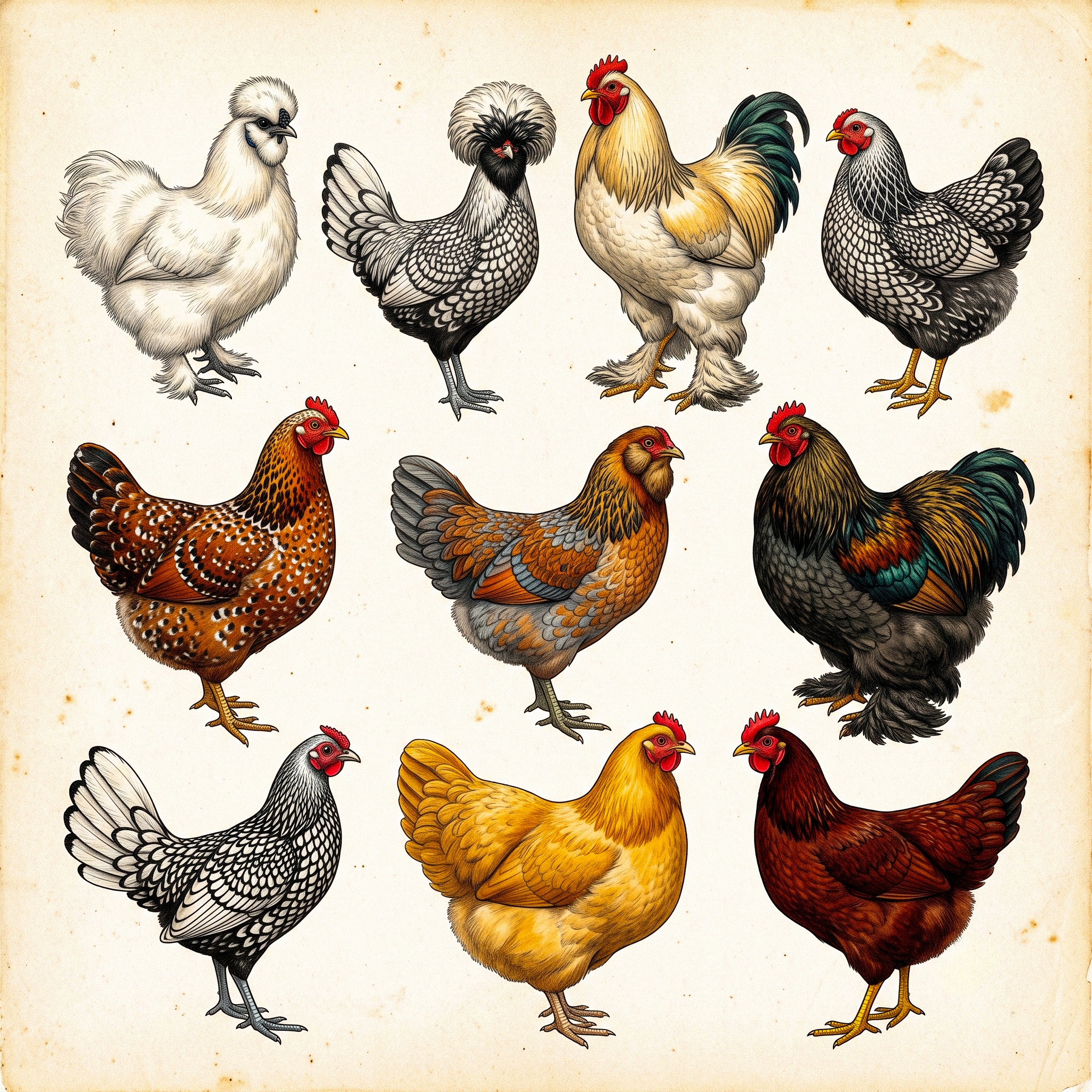 Chickens jigsaw puzzle by John Botanics
