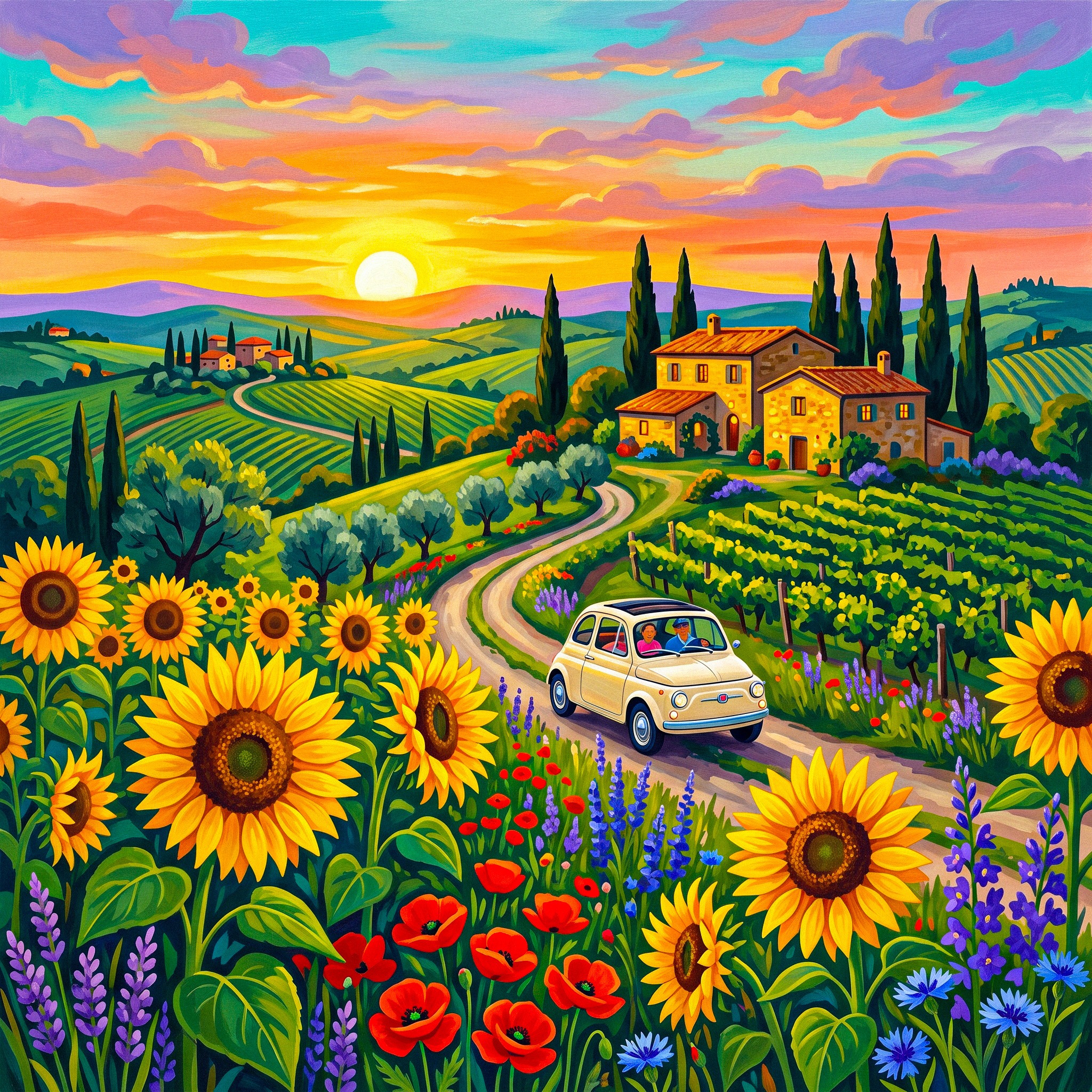 Sunflowers jigsaw puzzle by Classic Art Jenny