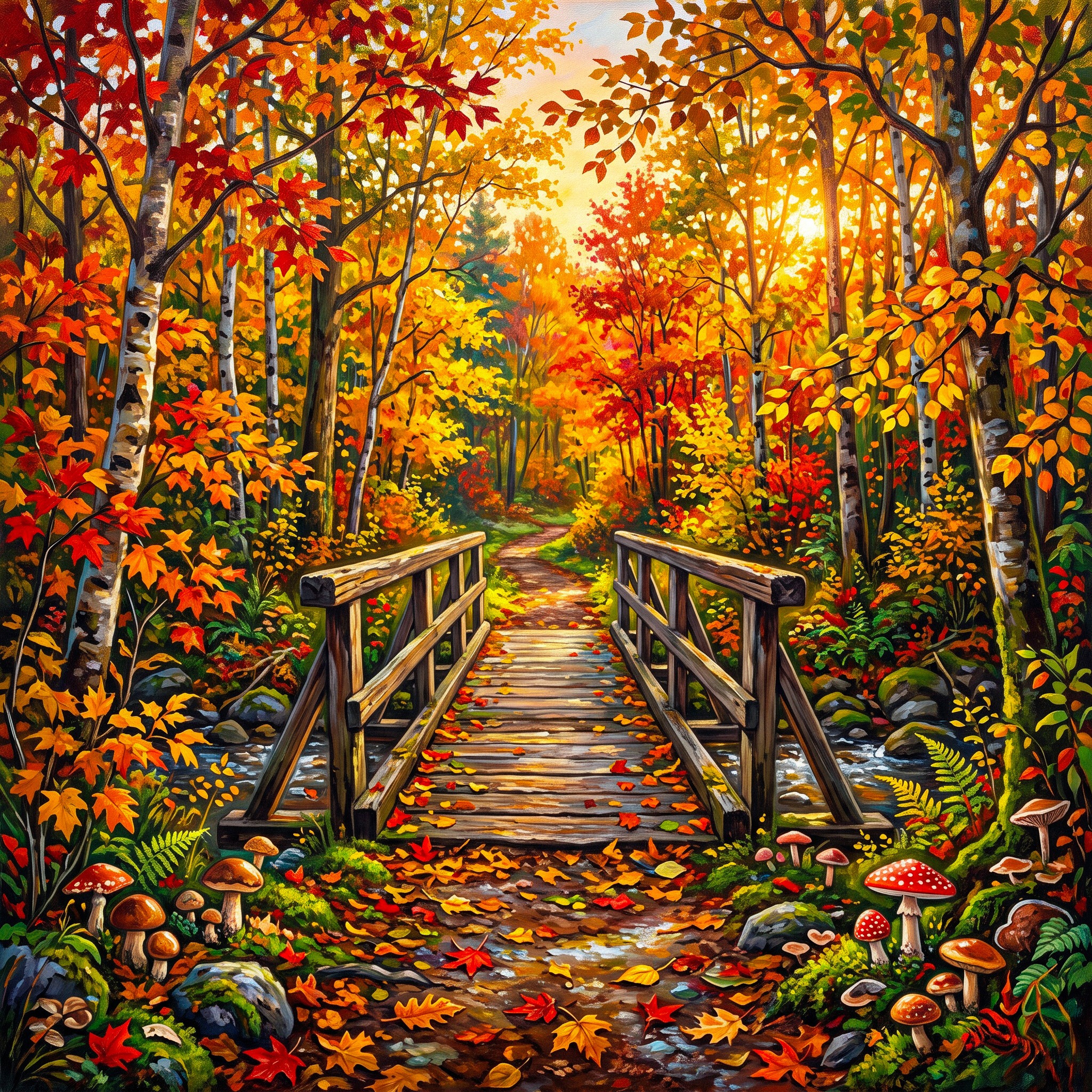 Bridge jigsaw puzzle by Gotiva