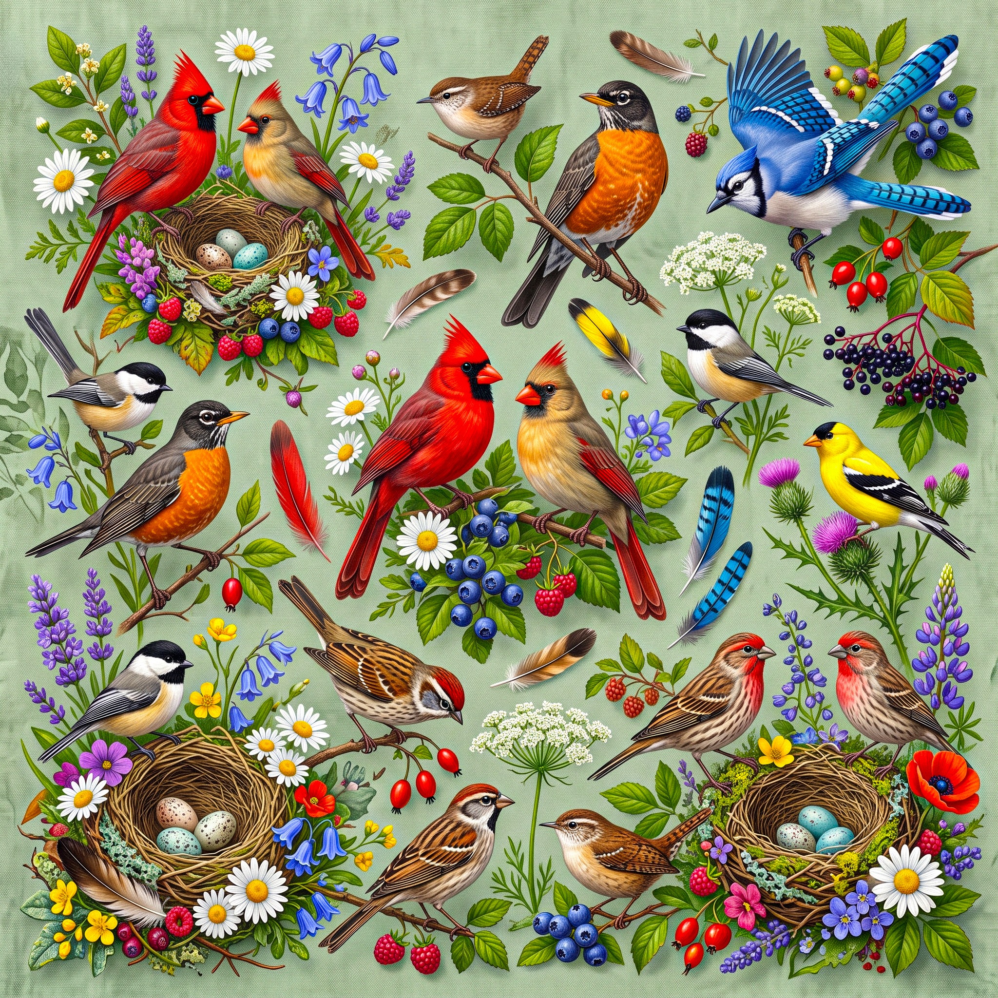 Birds jigsaw puzzle by Gotiva
