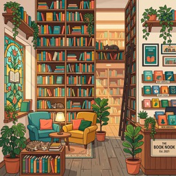 Library jigsaw puzzle by Lofi Canvas
