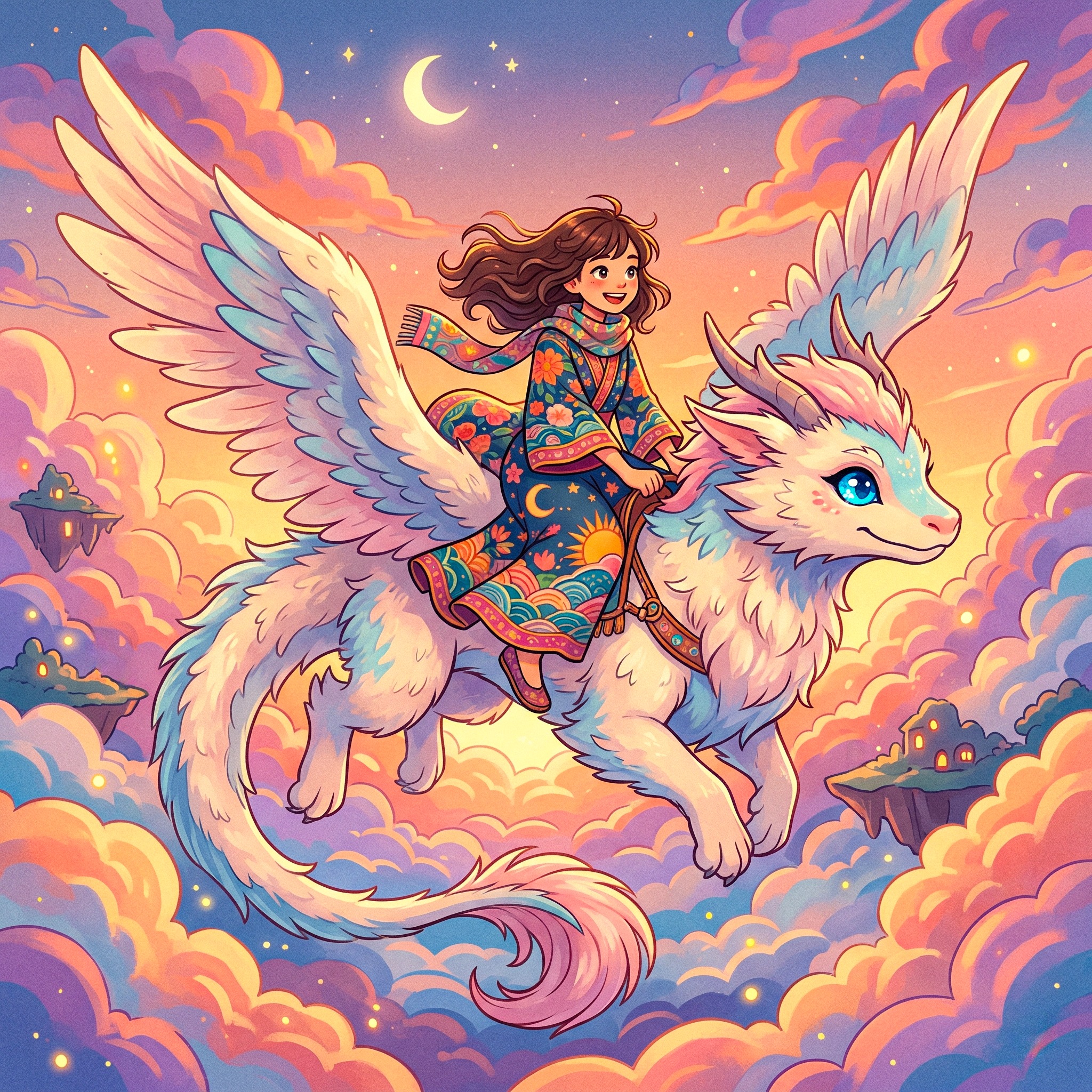Dreamy Ride jigsaw puzzle by Lofi Canvas