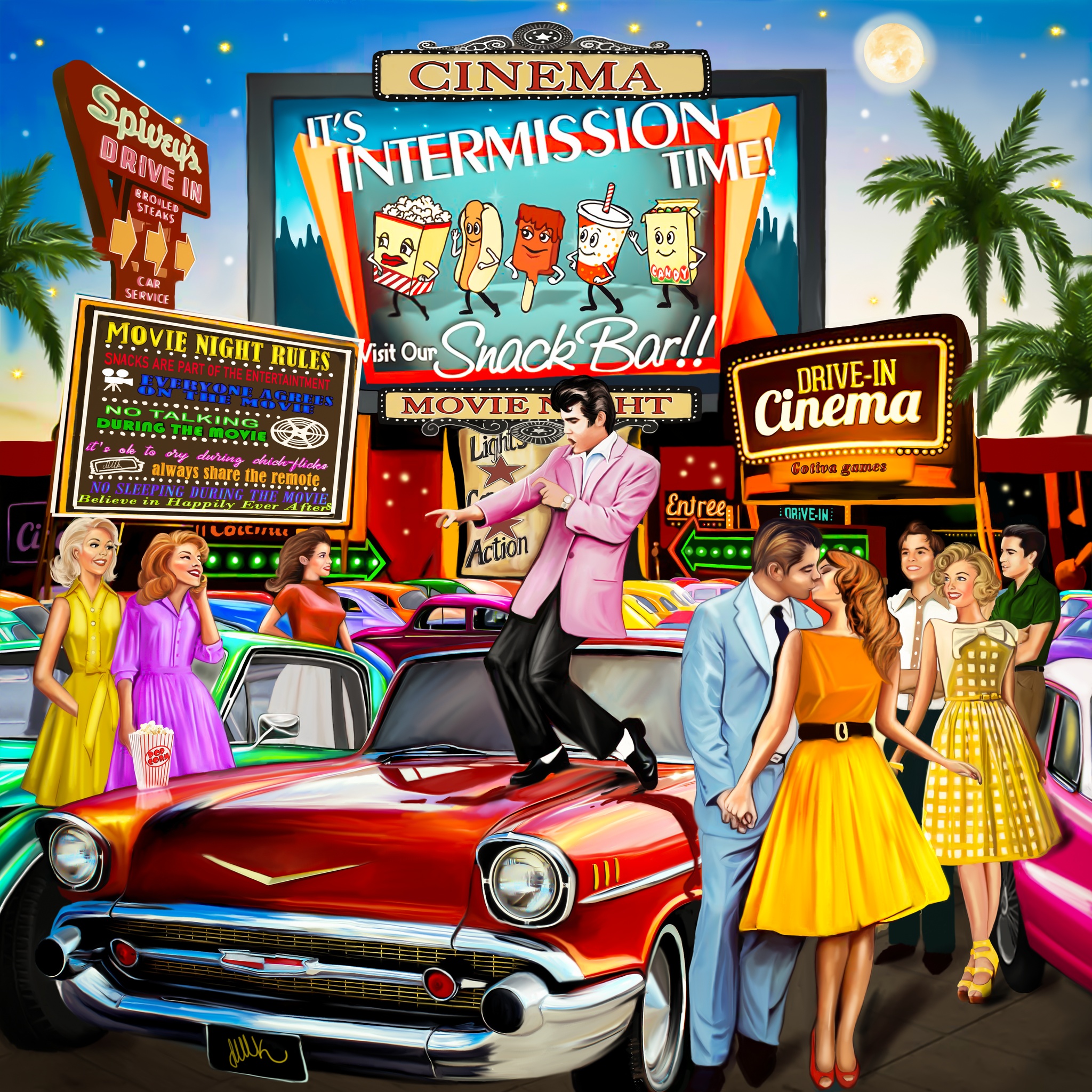 Vintage Cinema jigsaw puzzle by Gotiva