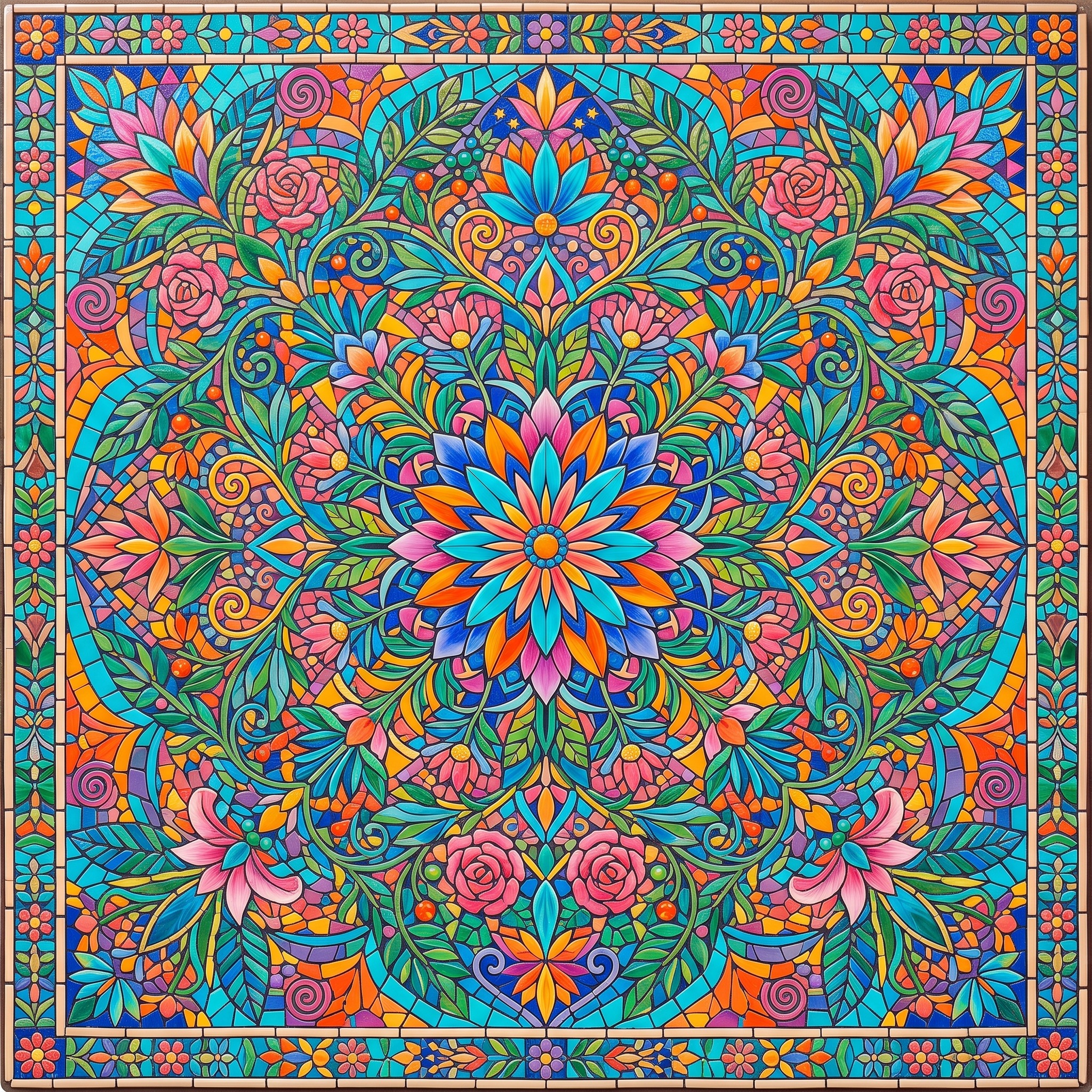 Flower Mandala jigsaw puzzle by Gotiva