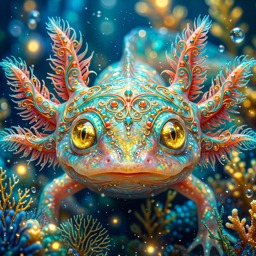 Axelotl jigsaw puzzle by Animalia