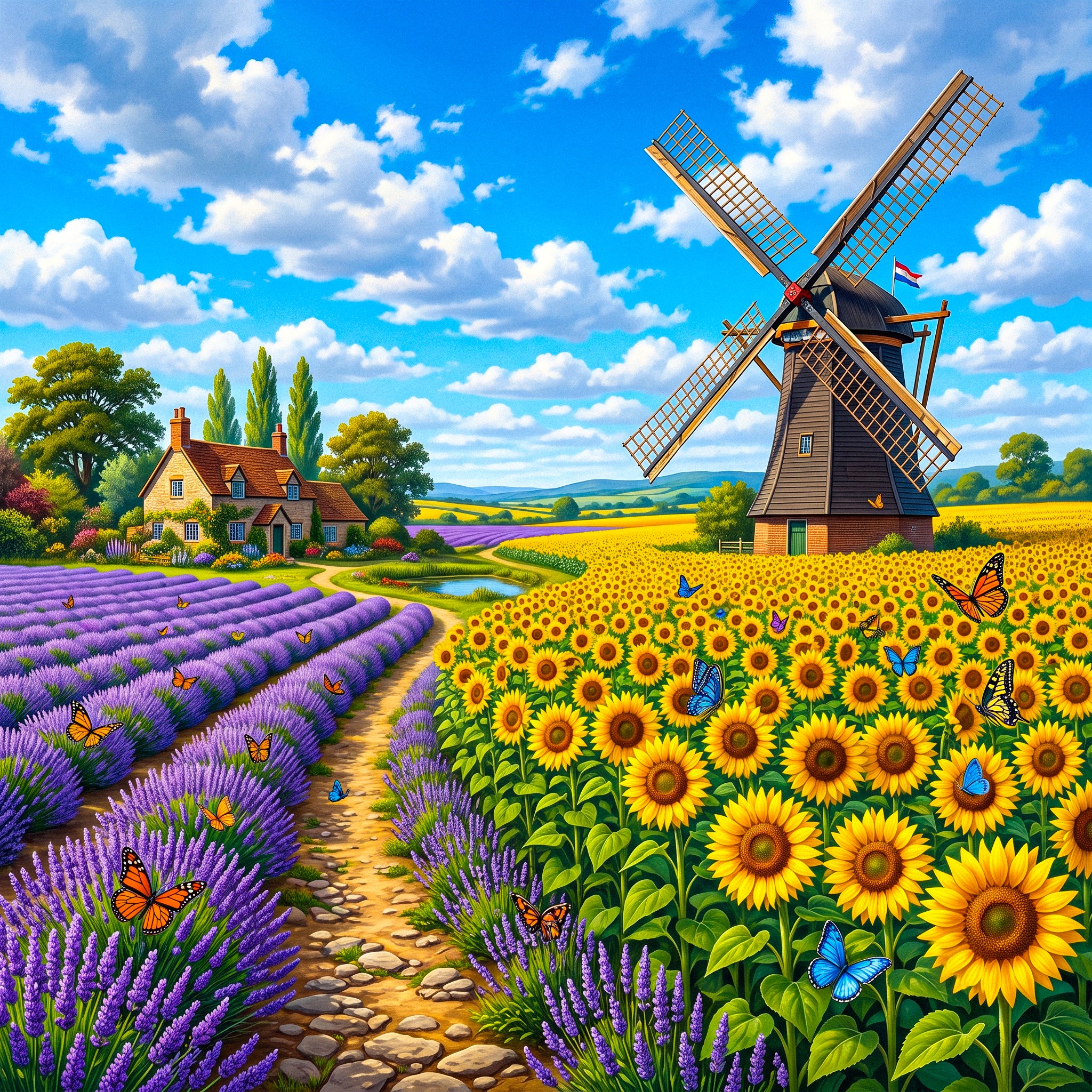 Fields of Joy jigsaw puzzle by Gotiva