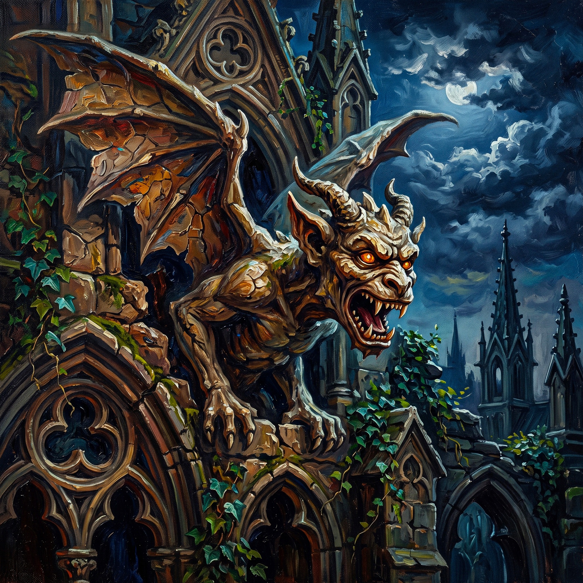 Gargoil jigsaw puzzle by Raven Veil