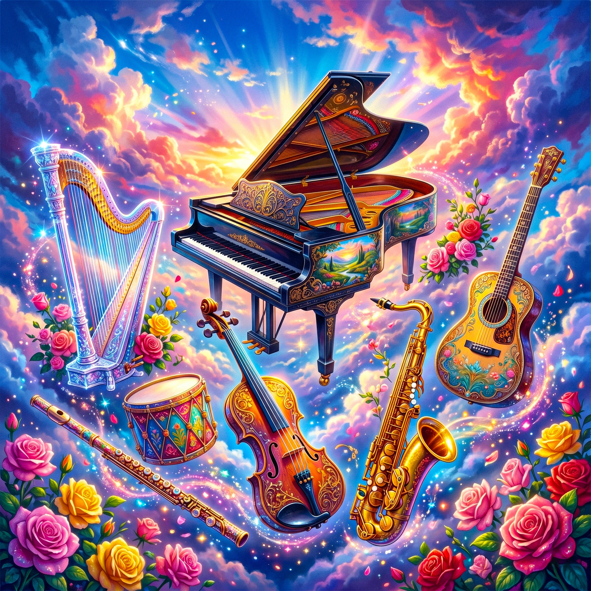 Heavenly Music jigsaw puzzle by Gotiva