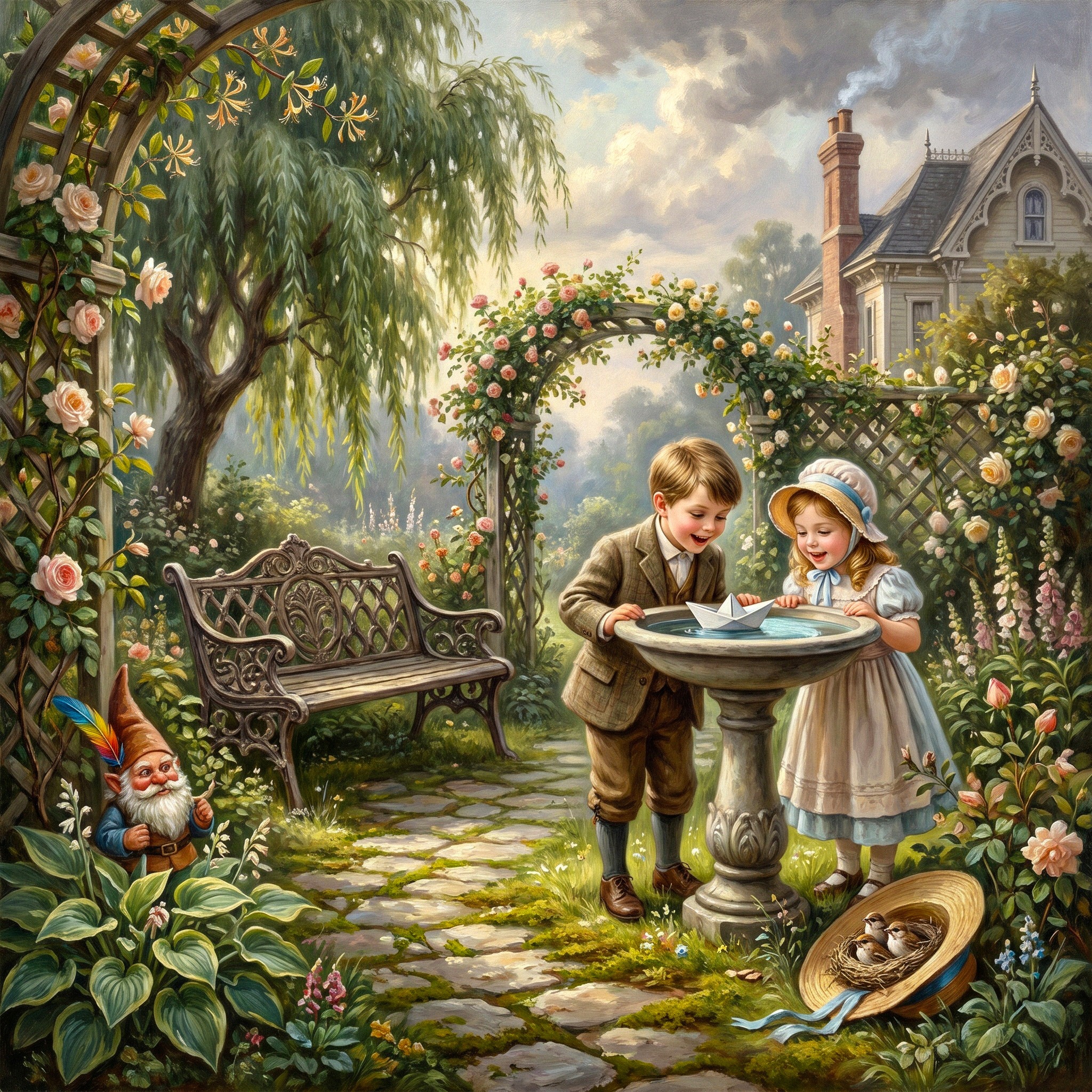 Garden of Secret Whispers jigsaw puzzle by Eliza Fairbourne