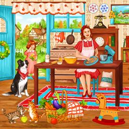 Vintage House jigsaw puzzle by Gotiva