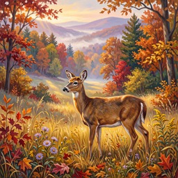 Deer jigsaw puzzle by Gotiva