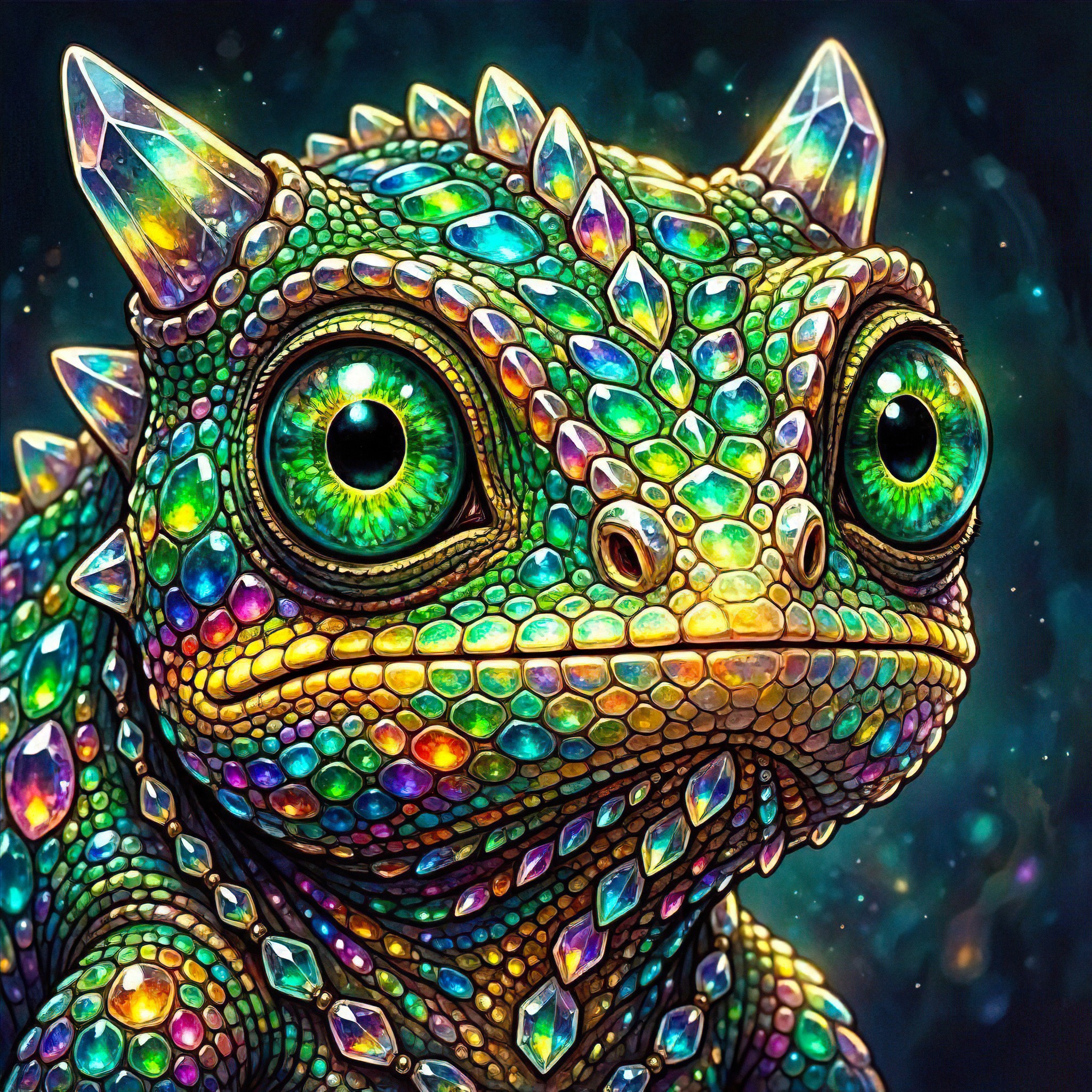 Cameleon jigsaw puzzle by Gotiva