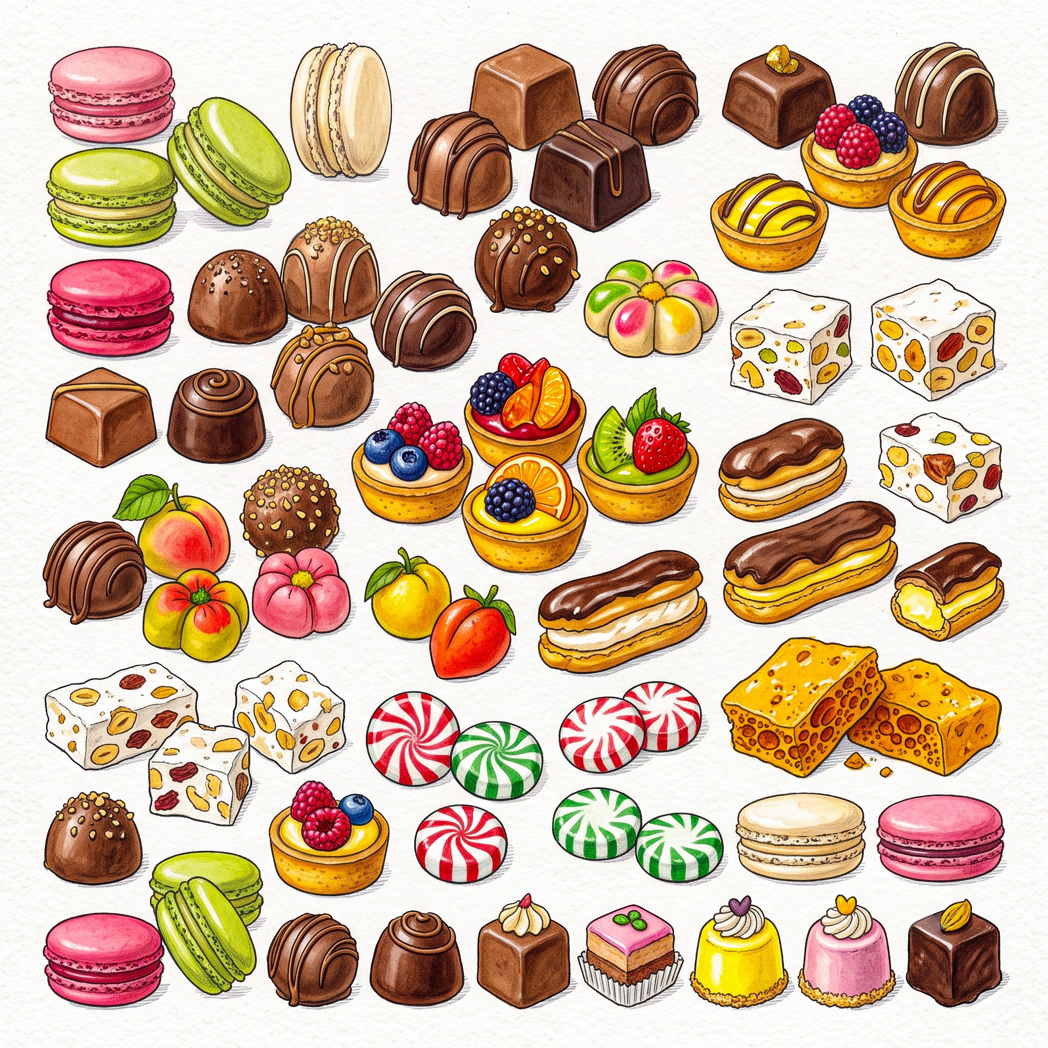 Sweets jigsaw puzzle by John Botanics