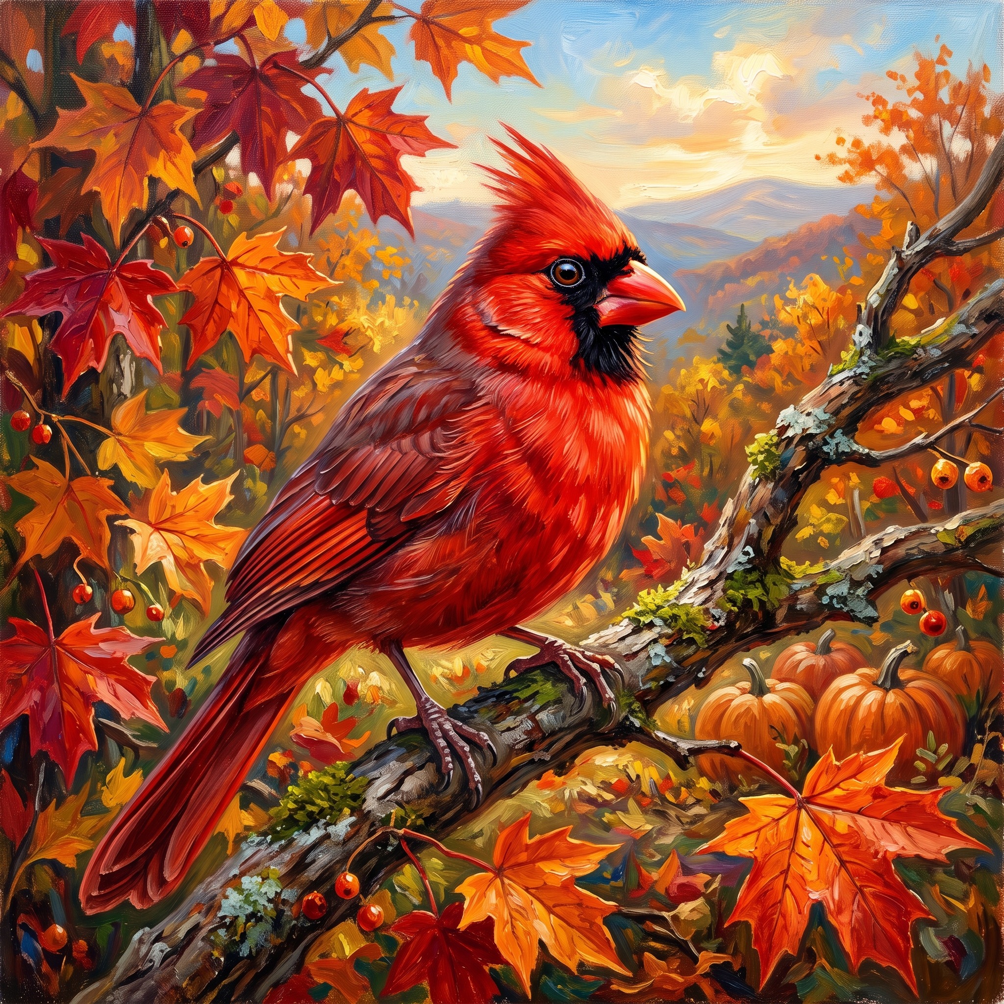 Red Bird jigsaw puzzle by Gotiva