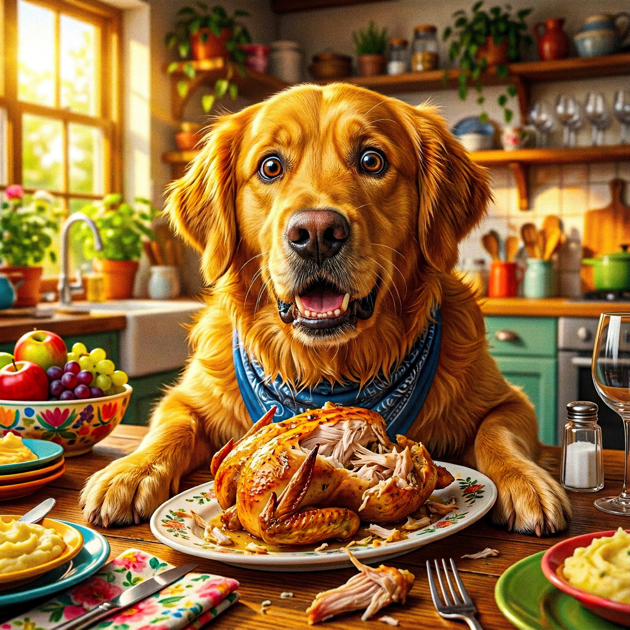 Dinner jigsaw puzzle by GigglePaws