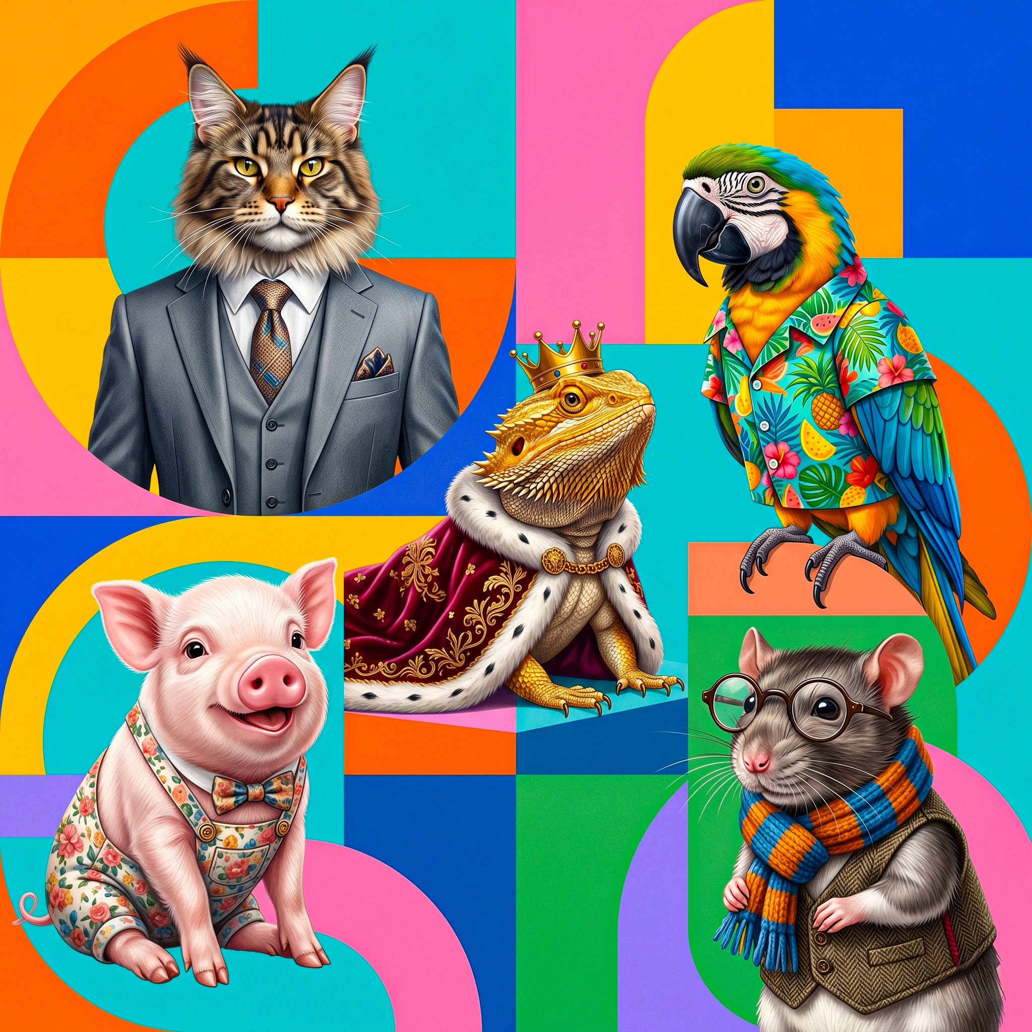 Animals jigsaw puzzle by Juliet Art