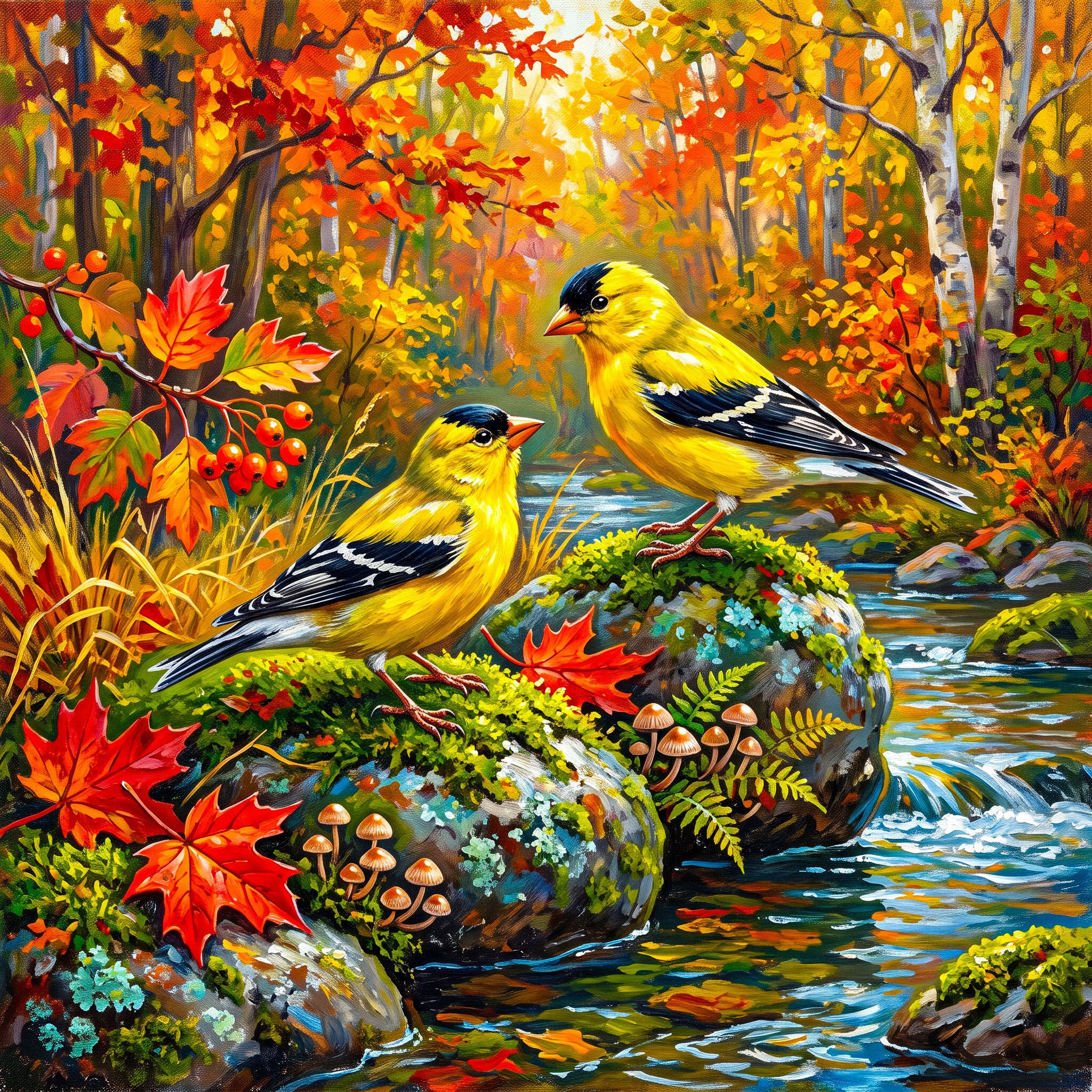Two Birds jigsaw puzzle by Gotiva