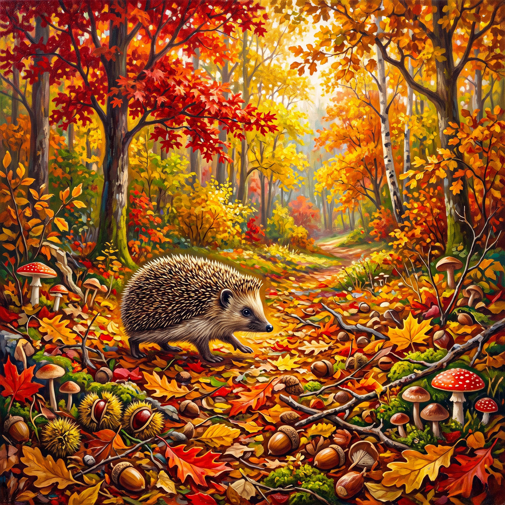Hedgie jigsaw puzzle by Gotiva