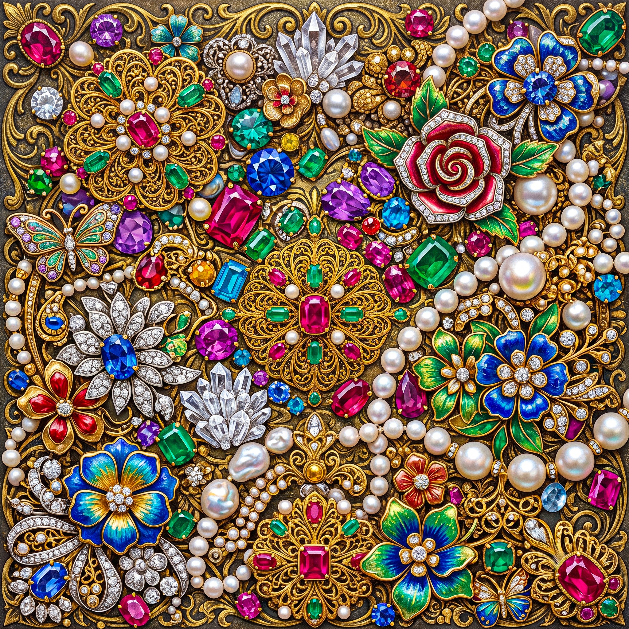 Pearls jigsaw puzzle by Puzzle Nemesis
