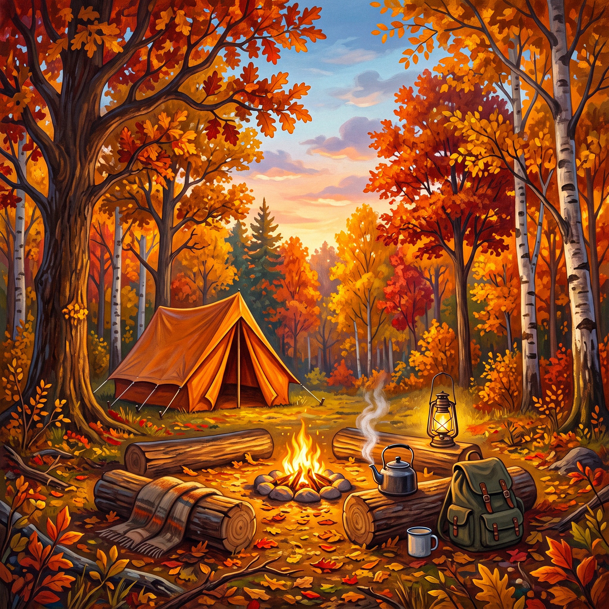 Camp jigsaw puzzle by Gotiva