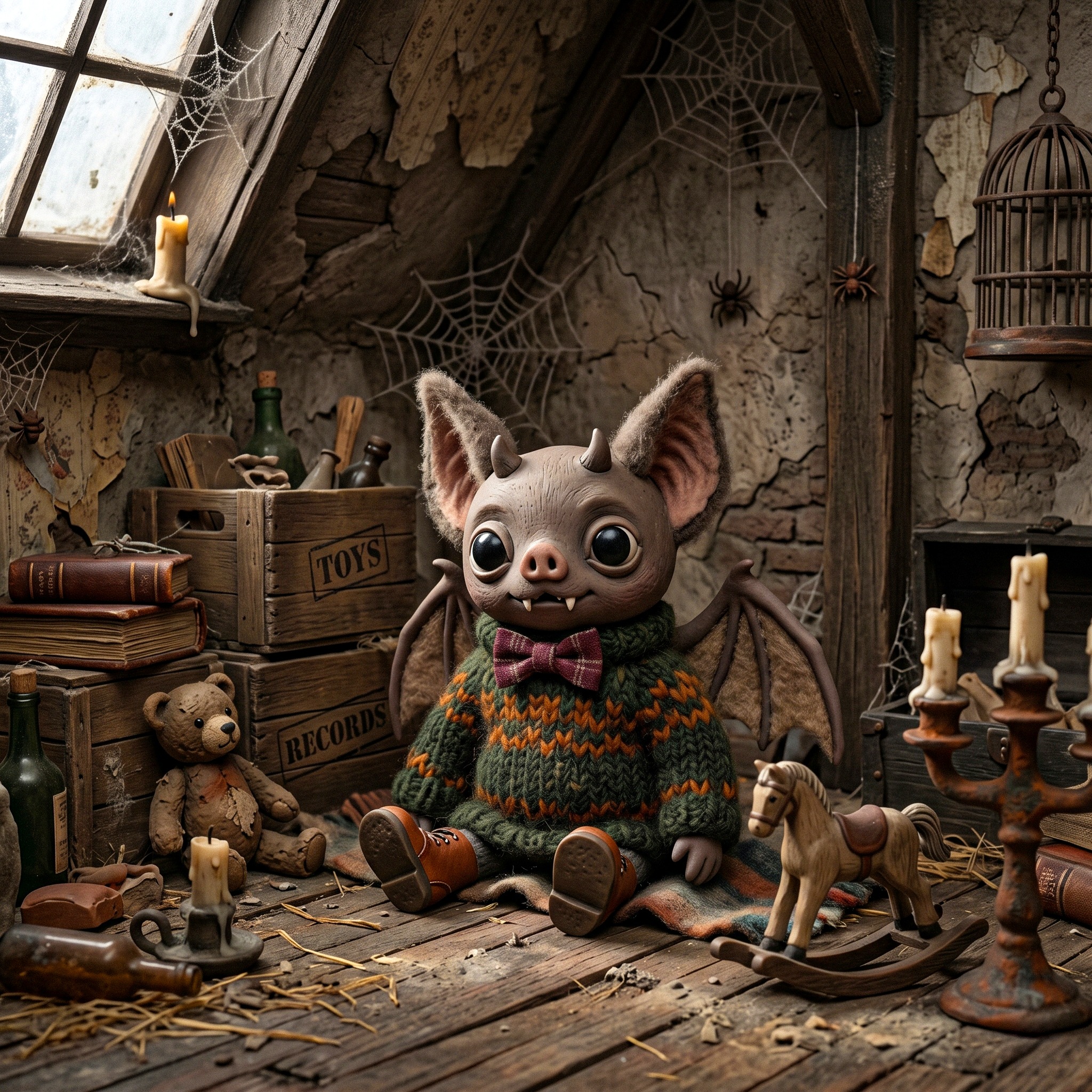 Little Bat jigsaw puzzle by Soft Haunt