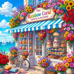 Rainbow Coral Shop jigsaw puzzle by Classic Art Jenny