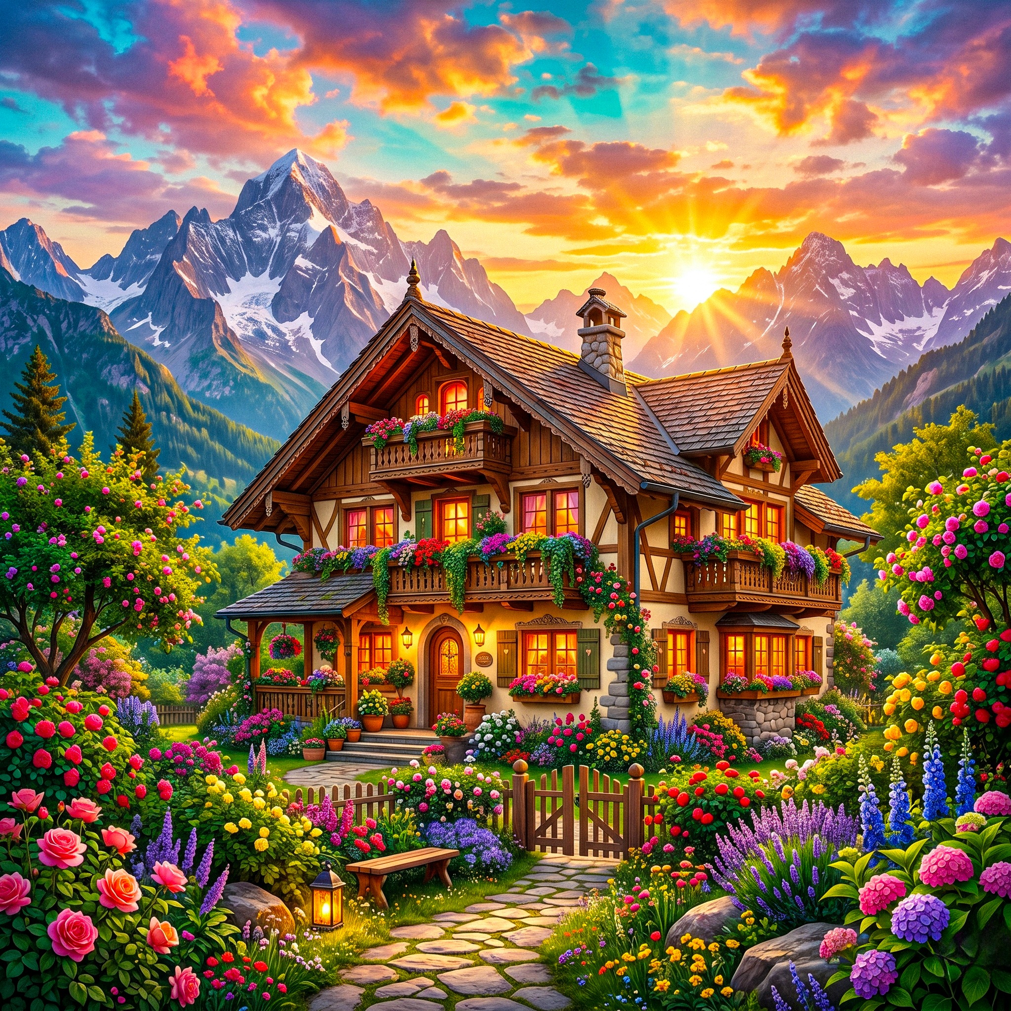 Sunrise jigsaw puzzle by Dream Weaver