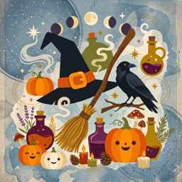 Spooky Time jigsaw puzzle by Silvia Arts