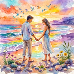 Love jigsaw puzzle by Angie Watercolors