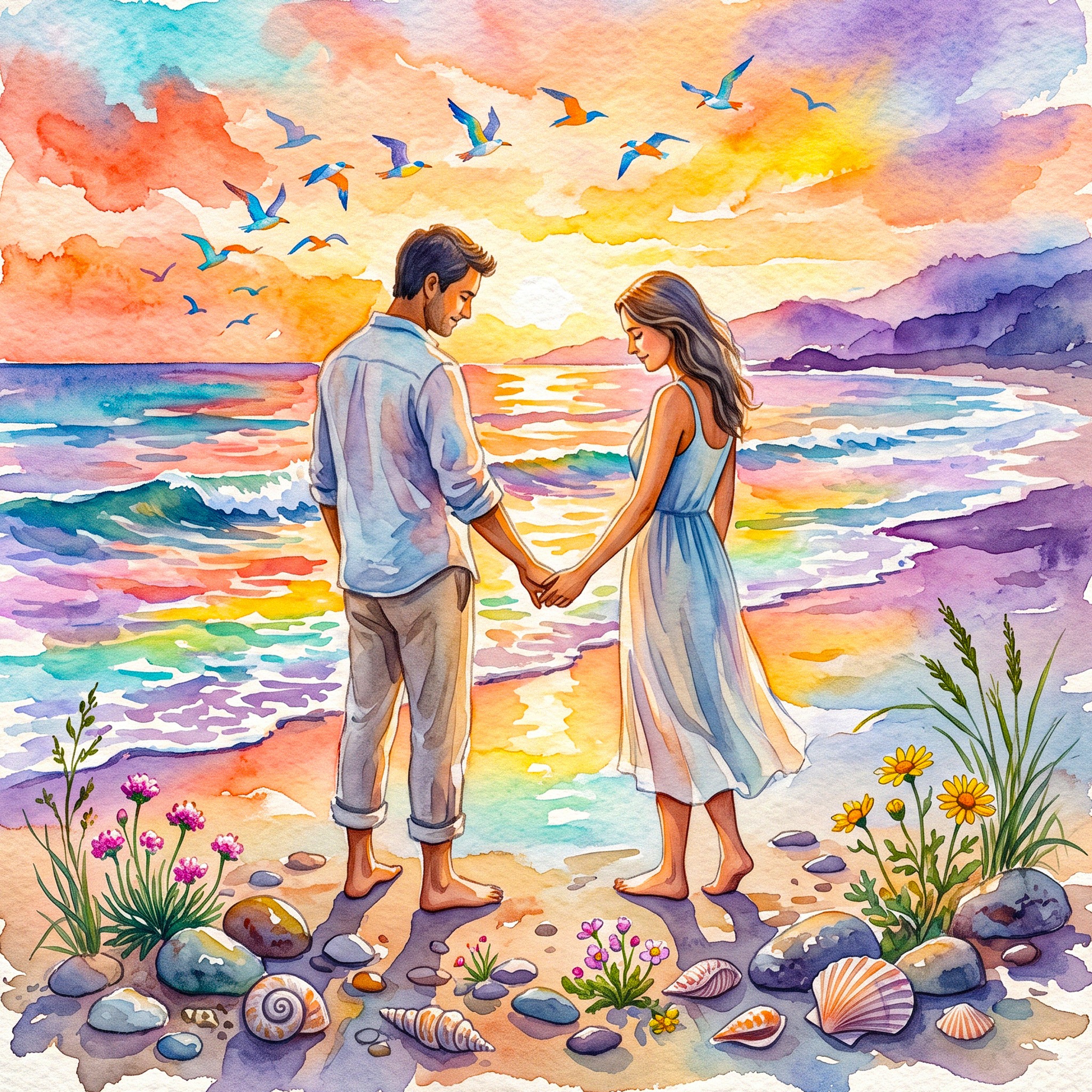 Love jigsaw puzzle by Angie Watercolors