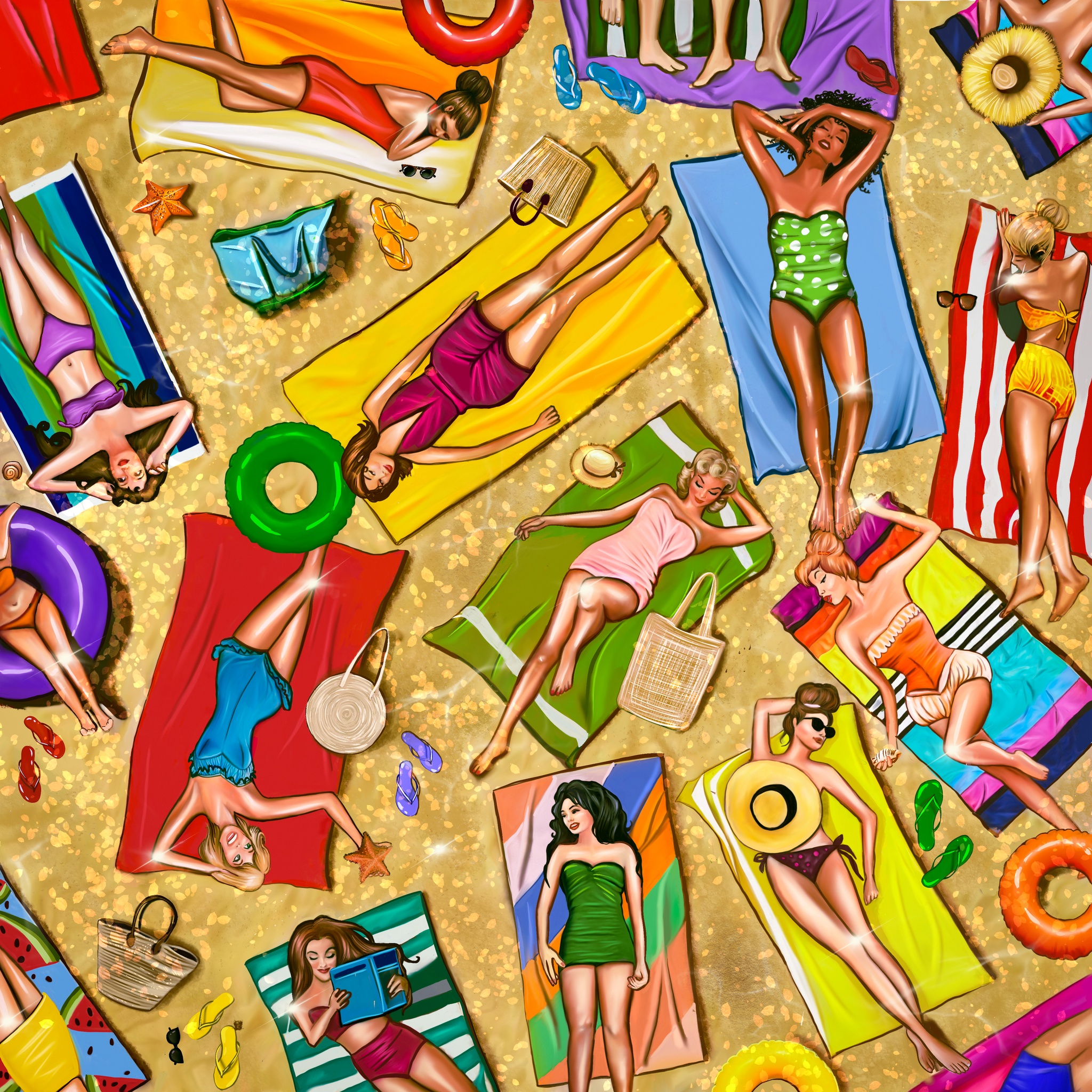 Vacation Relaxation jigsaw puzzle by Gotiva